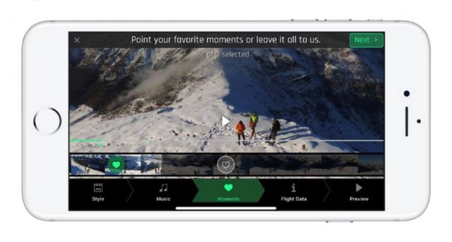 Image 1 : Parrot : une application pour monter directement les vidéos de vos drones