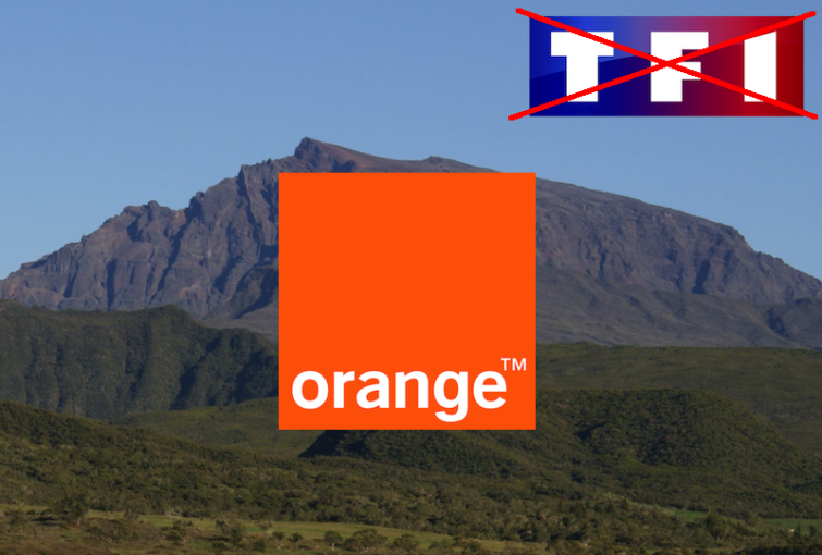 Image 1 : TF1 n'est plus disponible chez Orange, à La Réunion