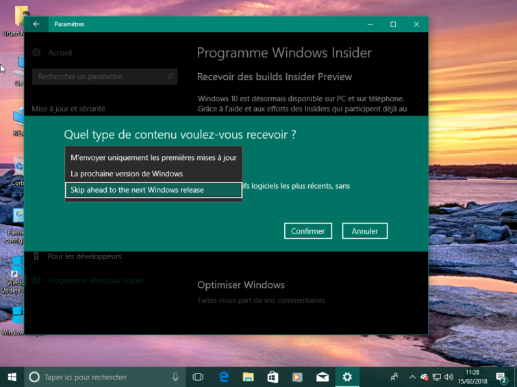 Image 1 : Windows 10 : la première bêta de Redstone 5 vient d'arriver