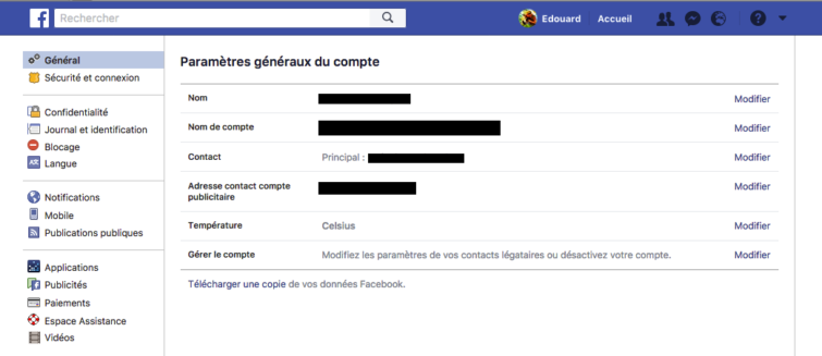 Image 2 : Facebook : comment supprimer son compte ou se désinscrire ?