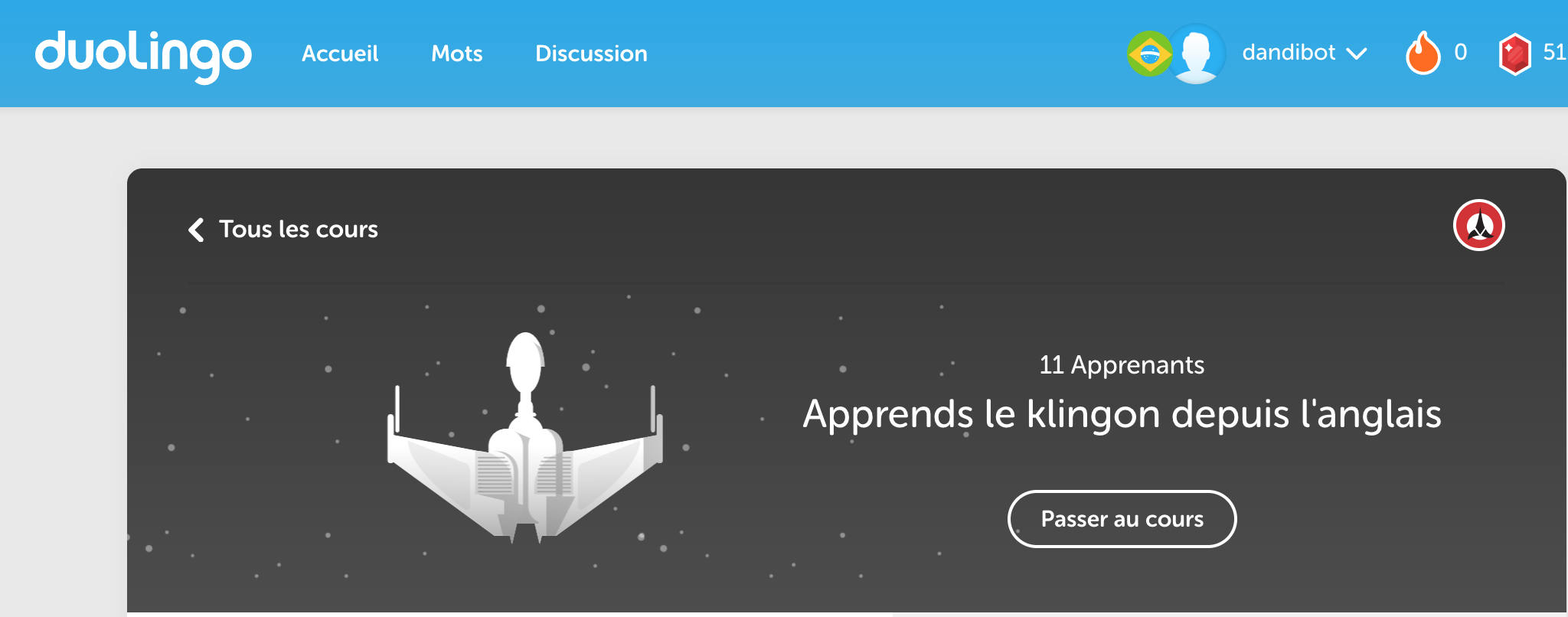 Image à la une de Apprendre le klingon : maintenant c'est possible avec Duolingo