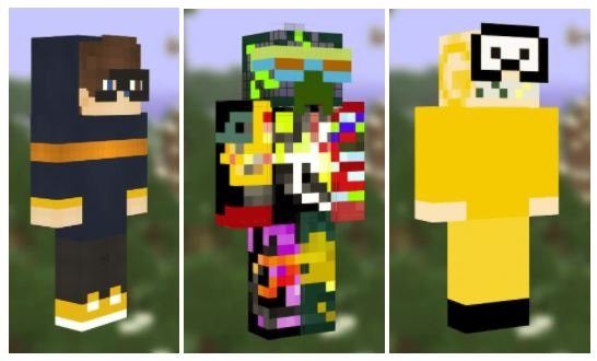 Image 1 : Dans Minecraft, les malwares sont déguisés en skins
