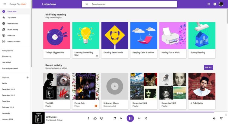 Image 1 : Google Play Music c'est bientôt fini, vive Google Remix !