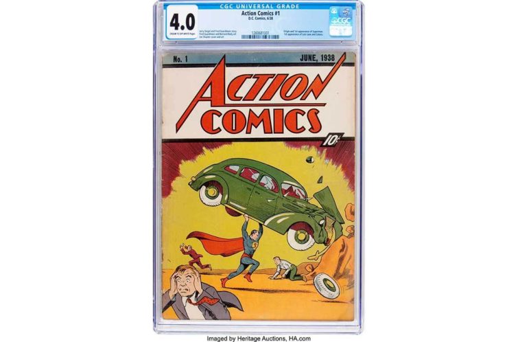 Image 1 : Un exemplaire d’Action Comics n°1 à « seulement » 600 000 dollars ?