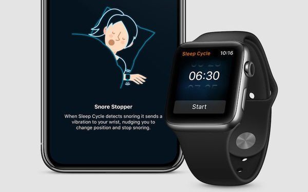 Image 1 : L'Apple Watch a maintenant son application anti-ronflements