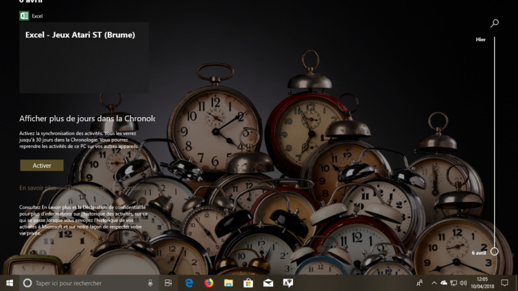 Image 4 : Tout savoir sur la Timeline, la nouvelle fonction de Windows 10