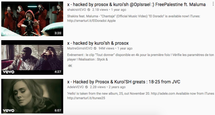Image 1 : Deux adolescents français arrêtés pour avoir "hacké" des vidéos sur YouTube