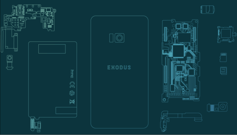 Image 1 : HTC présente Exodus, un smartphone optimisé pour le blockchain