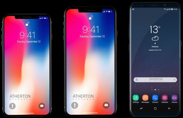 Image 1 : iPhone X Plus : la taille du 8 Plus, iOS 12 et FaceID horizontal