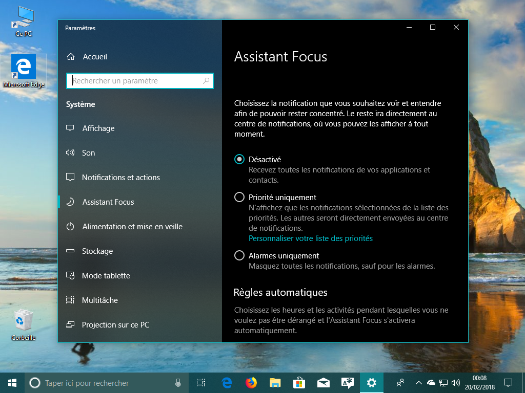 Image 10 : Windows 10 : toutes les nouveautés de l'April Update (Redstone 4)