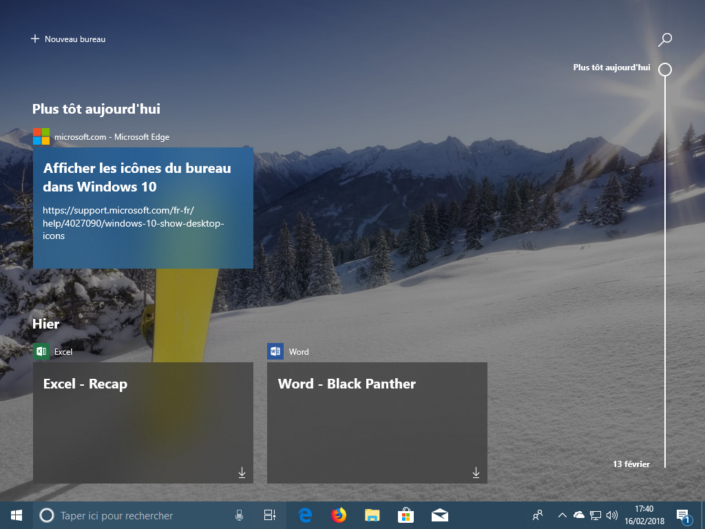 Image 2 : Windows 10 : toutes les nouveautés de l'April Update (Redstone 4)