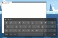 Image 1 : Windows 10 : la nouvelle bêta intègre le clavier virtuel SwiftKey