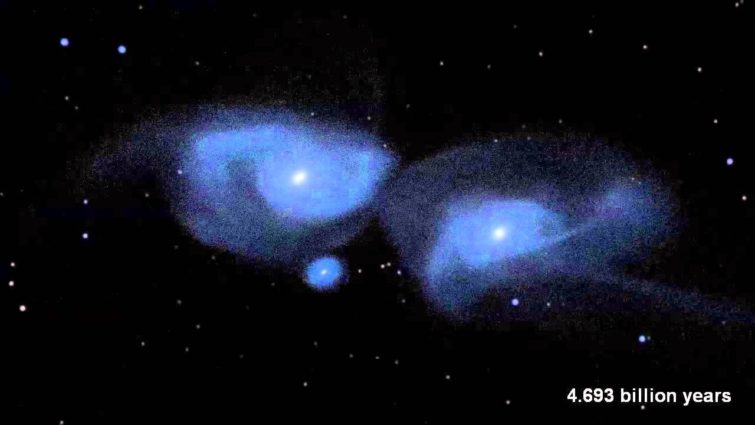 Image 1 : Une collision galactique dans la Voie lactée enfin expliquée