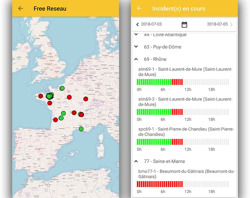 Image à la une de Free : une appli vous permet de vérifier l'état du réseau en temps réel