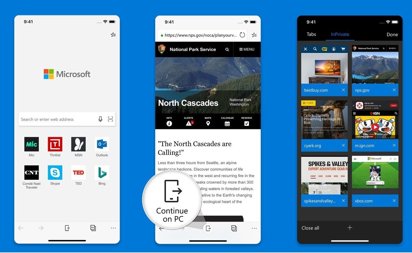 Microsoft Integre La Recherche Visuelle Dans Son Navigateur Edge Pour Iphone