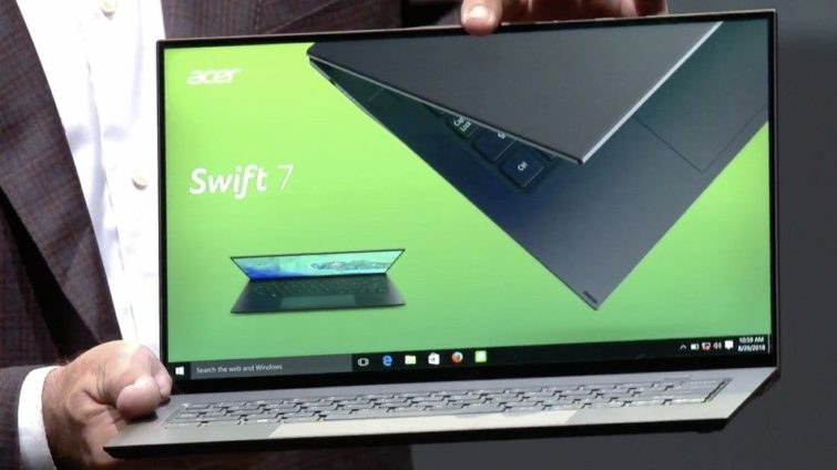 Image 1 : [IFA] Acer Swift 7 : borderless et vraiment très fin