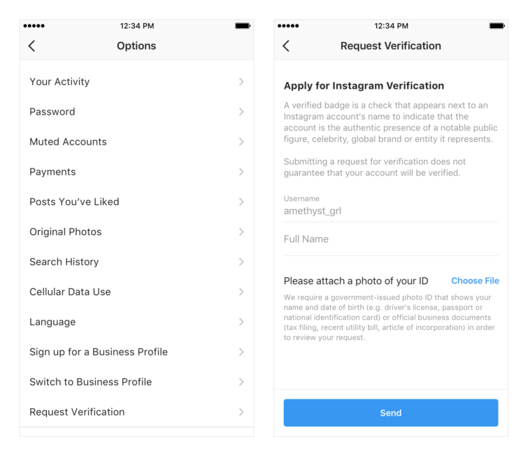 Image 1 : Le badge de vérification sur Instagram devient plus simble à obtenir