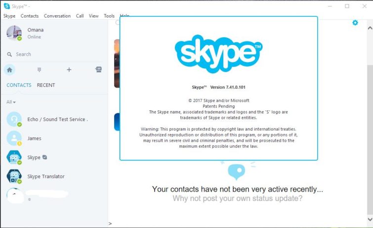 Image 1 : Microsoft laisse la vie sauve à la v7 de Skype