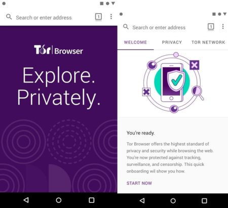 Image 2 : Une version alpha pour le navigateur Tor sur Android