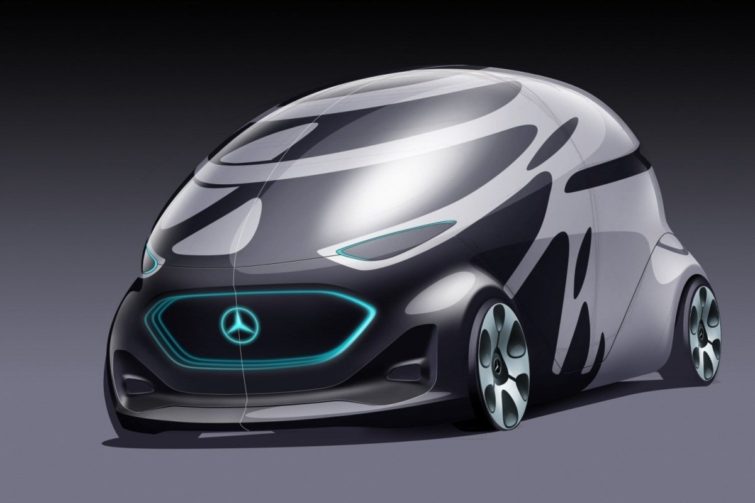 Image 1 : Mercedes lève le voile sur son van du futur