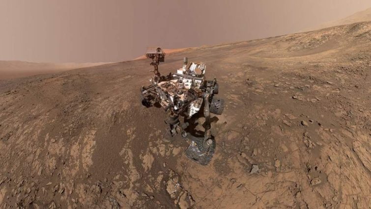 Image 1 : Un magnifique panorama de Mars par Curiosity