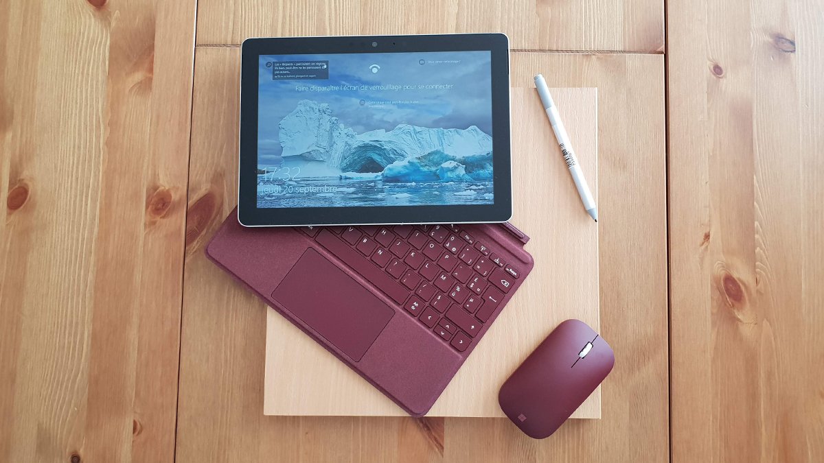 test de la tablette Surface Go de Microsoft