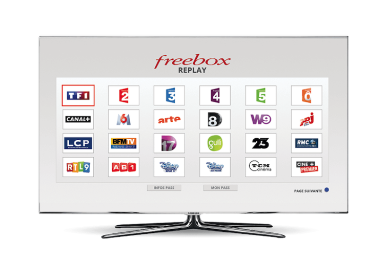 Image 1 : La Freebox bloque les replays de TF1, M6 et France TV