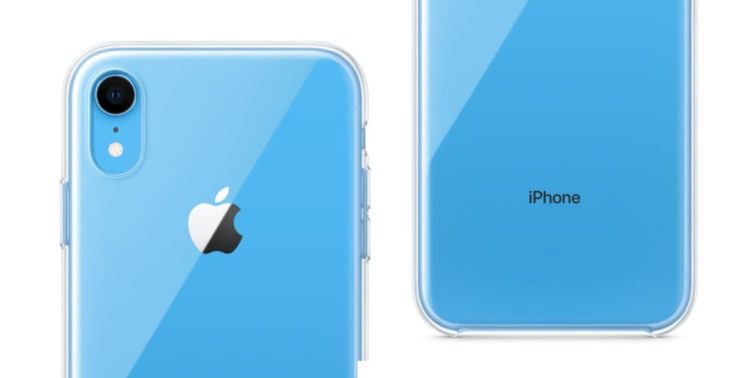Image 1 : Apple lancera sa propre coque transparente pour l'iPhone XR