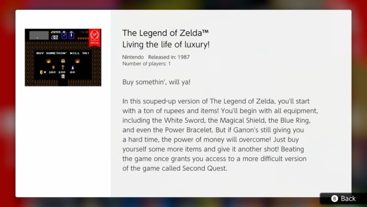 Image 1 : The Legend of Zelda ressort sur Switch en version simplifiée