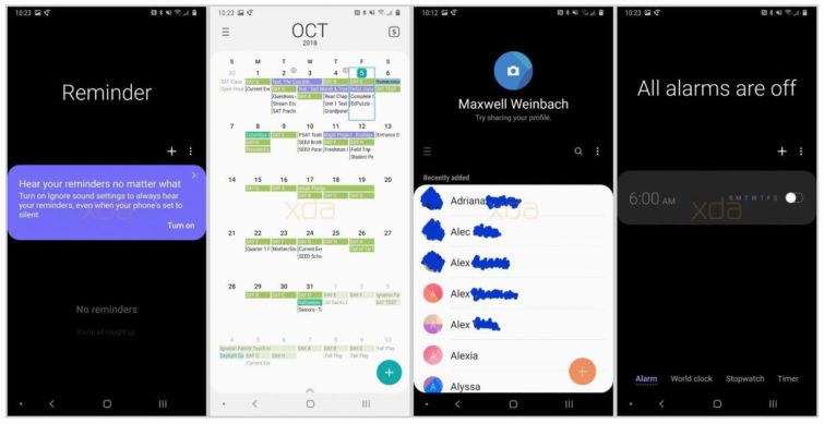 Image 2 : Galaxy Note 9 : l’interface change avec Android Pie