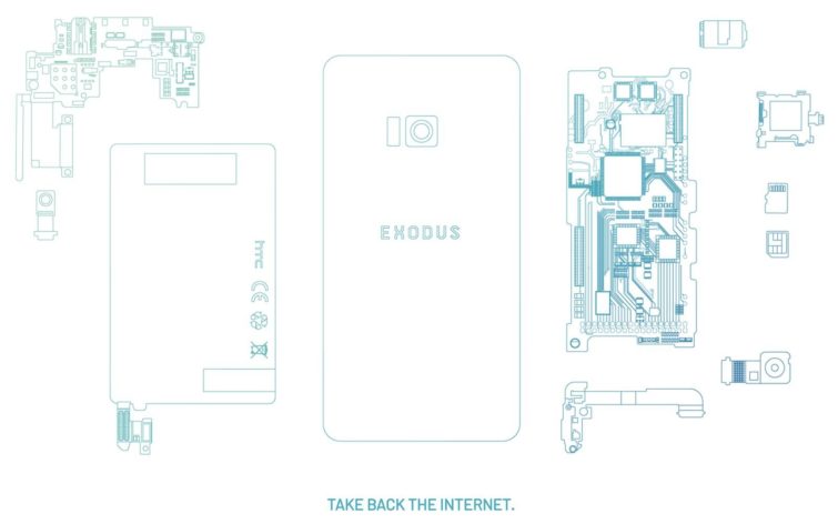 Image 1 : Exodus, le smartphone optimisé pour le blockchain de HTC est en approche