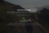 Image 1 : Coyote lance Secure pour lutter contre les vols de voitures