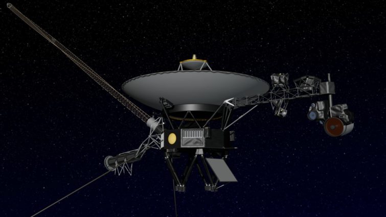 Image 1 : Voyager 2 aux arrive aux confins de notre système solaire