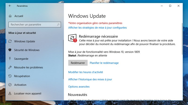 télécharger mise à jour windows 10 entreprise