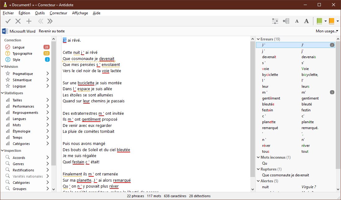Image 2 : Antidote 10 : le correcteur s'enrichit d'une édition Web