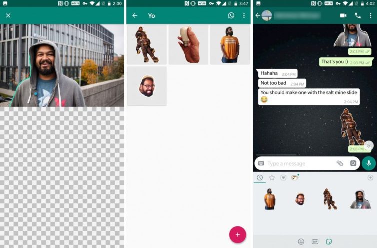 Cette application  transforme vos photos en stickers  pour  
