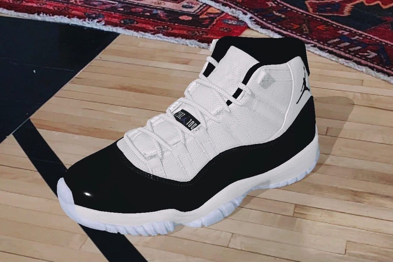 Image 1 : Nike utilise la réalité augmentée pour teaser le lancement des Jordan XI