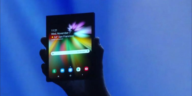 Image 1 : Samsung dévoile son futur smartphone pliable