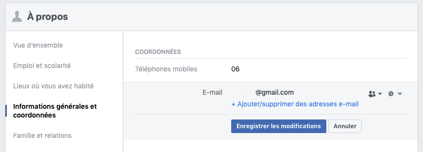 Connecter facebook me sur Facebook :