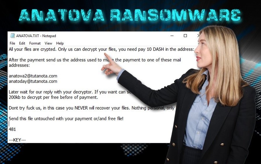 Image 1 : Attention à Anatova, le ransomware qui se fait passer pour un jeu
