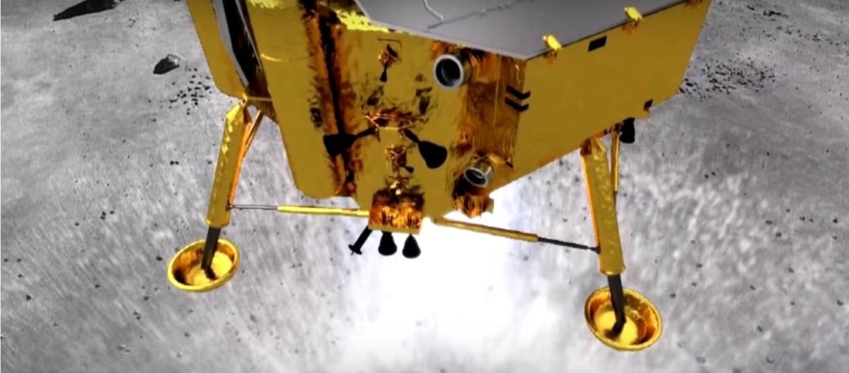 Image 1 : Un rover chinois se pose sur la face cachée de la Lune