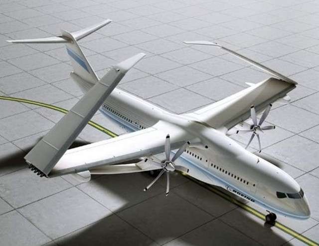 Image 1 : Les ailes du prochain Boeing seront placées sous l'avion
