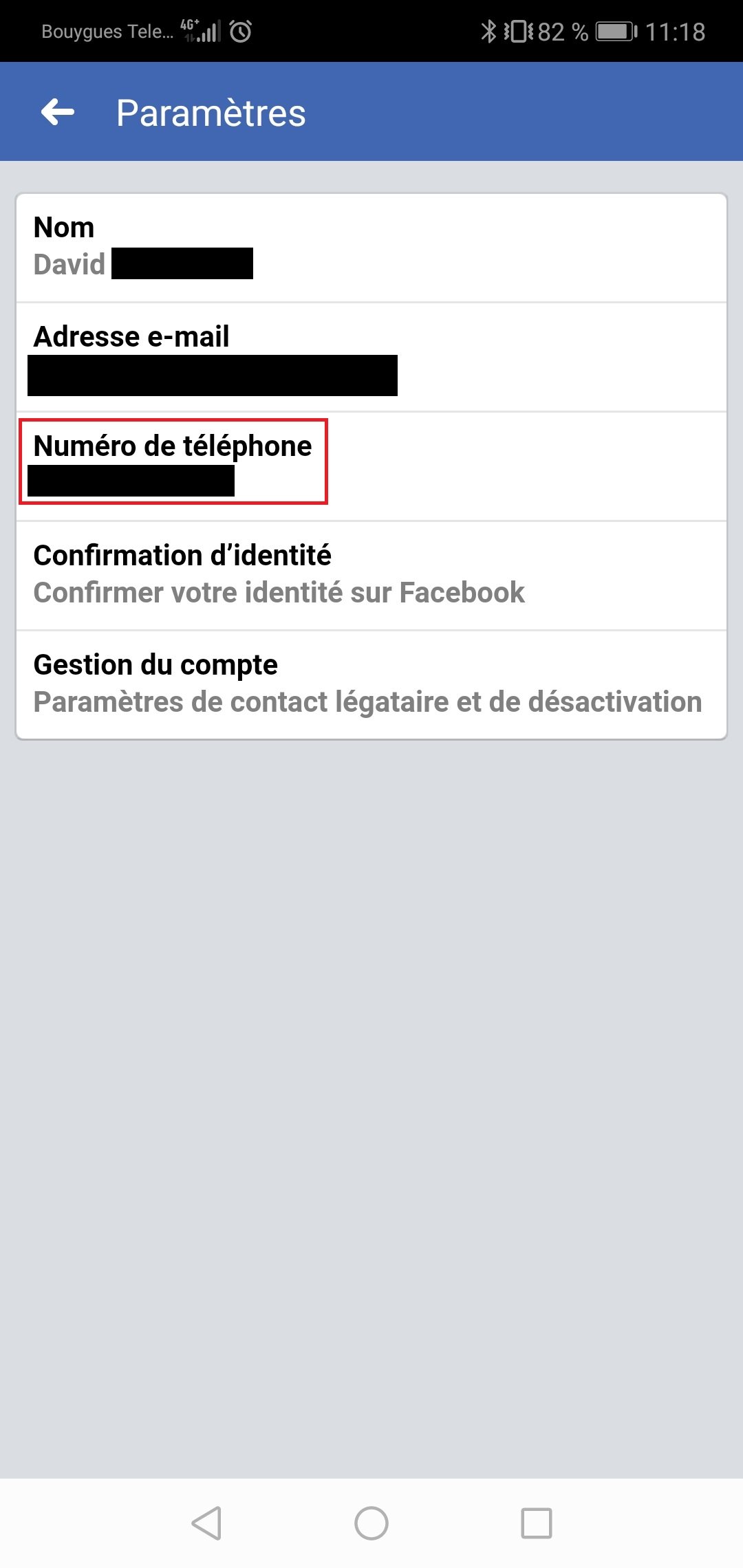 Image 4 : Facebook : comment supprimer votre numéro de téléphone ?