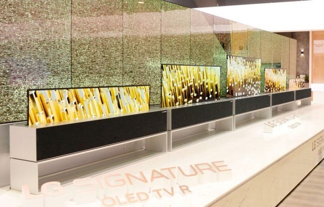 Image 1 : La TV enroulable de LG sera en vente cette année