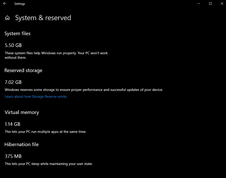 Image 2 : Windows 10 nécessite 7 Go pour installer des fichiers temporaires