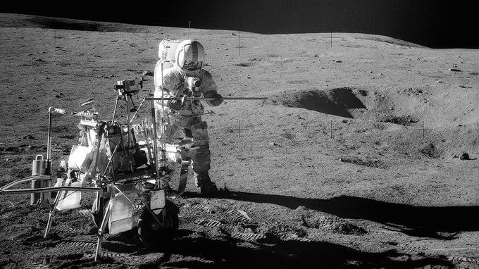 Image 1 : Une roche terrestre de 4 milliards d'années a été retrouvée sur la Lune
