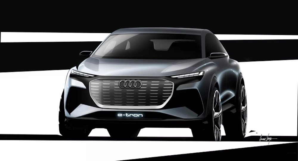 Image 2 : Audi dévoile son Q4 E-Tron... Mais alors juste un peu !