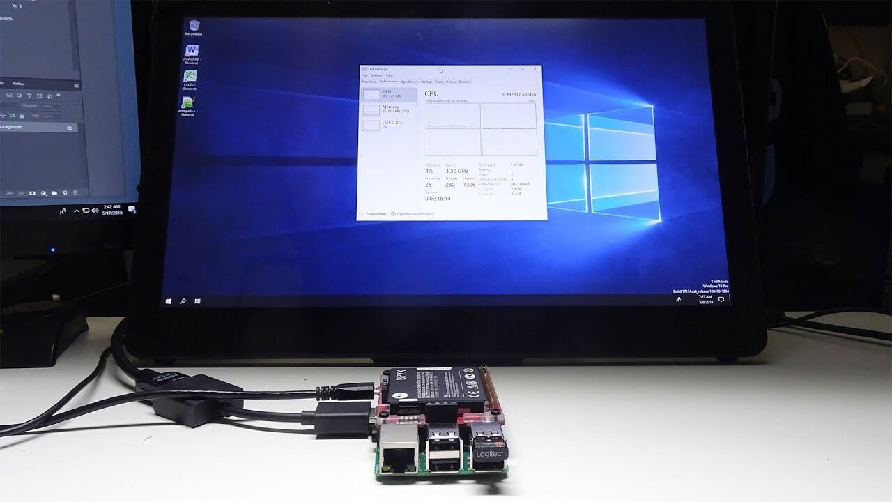 Image 1 : Un Raspberry Pi 3 sous Windows 10 sous ARM ? Maintenant c'est possible