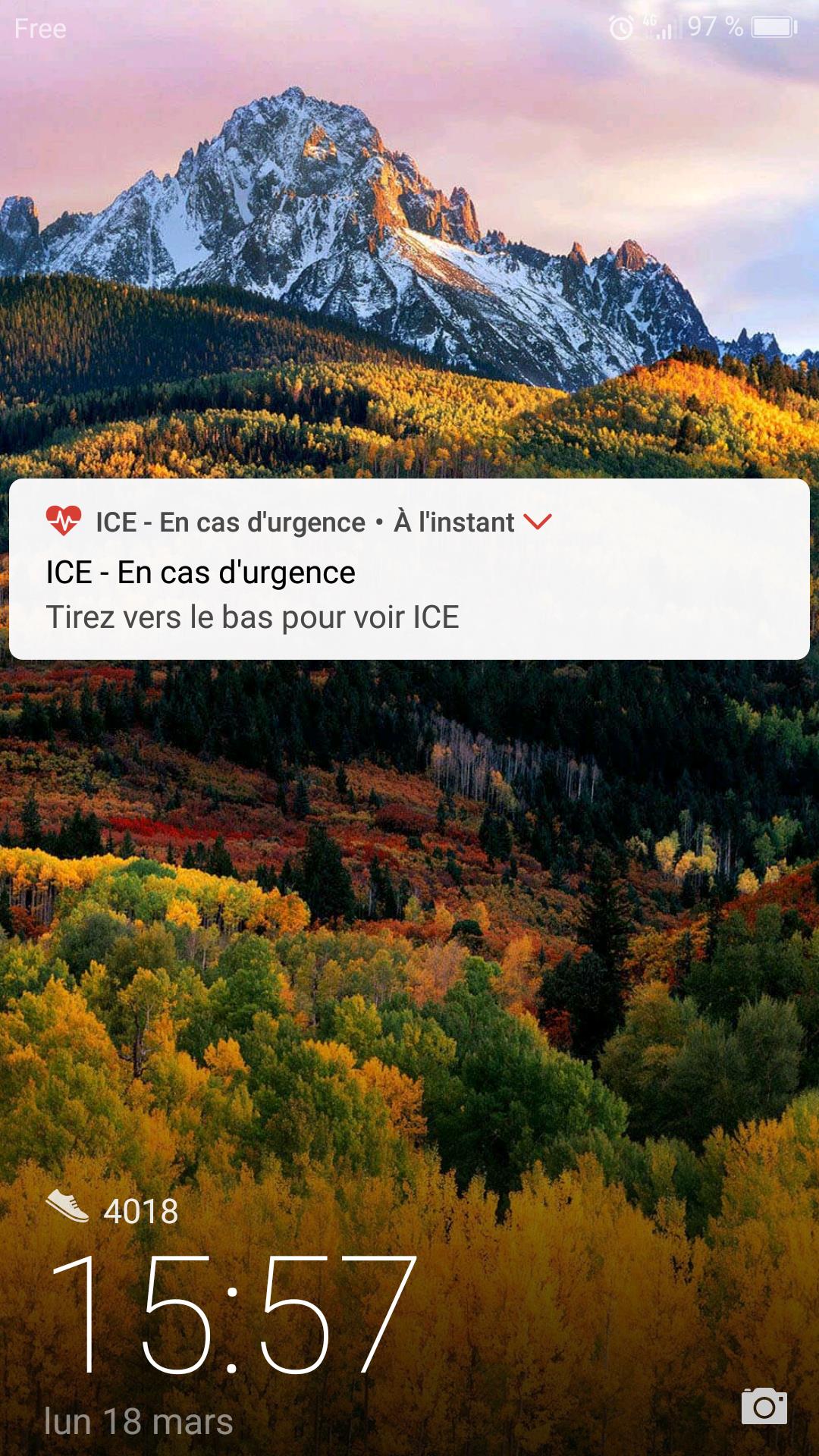 ICE en cas urgence