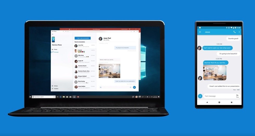 Image 1 : Le mirroring d'apps Android sur Windows 10 en test pour les Windows Insiders